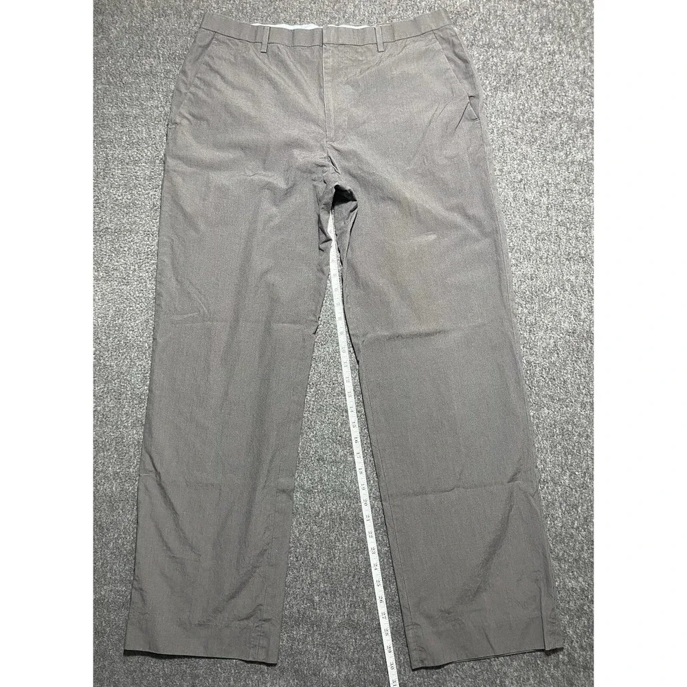 Banana Republic Modern Fit Brown Geometric Chino Pants Mens 36x34